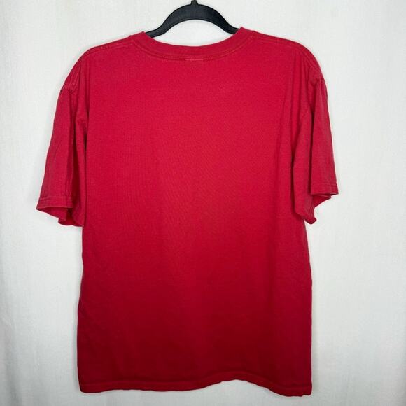 ANVIL / red Nashville short sleeve crewneck souvenir travel tee / L - Picture 2 of 6